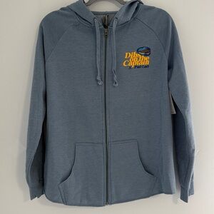 Independent Trading Company Dibs Women’s Zip Fleece Sweater with Hood SZM